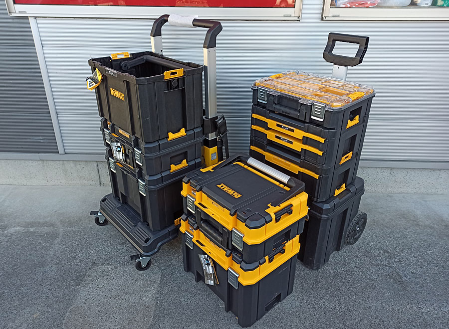 高品質 デウォルト DeWALT TSTAK モビリティーユニット キャリアー 工具箱 収納ケース ツールボックス 移動用台車 積み重ね収納 DW fine-room.jp