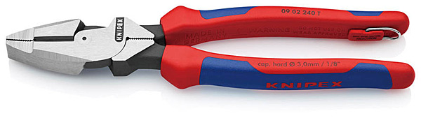 KNIPEX [滑り落ち防止シリーズ]架線工事用強力ペンチ240mm | ABIT 