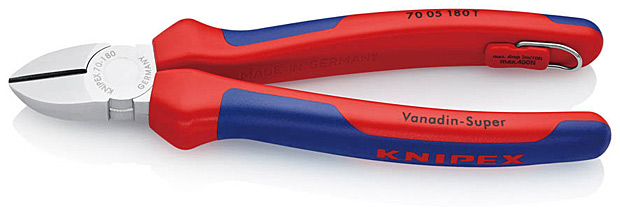 KNIPEX [滑り落ち防止シリーズ]斜ニッパー160/180 | ABIT-TOOLSABIT-TOOLS