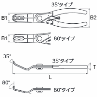 KTC内装ロックピン用クランププライヤー