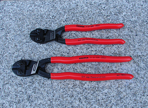 Knipex 小型ボルトクリッパーxl250mm リセス付 Abit Toolsabit Tools