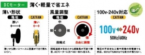 CATフロア工場扇DC