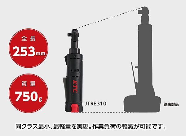 KTC3/8コードレスラチェット