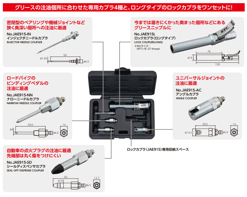 KTCロックカプラーセット