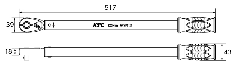 KTCホイールナット専用トルクレンチ