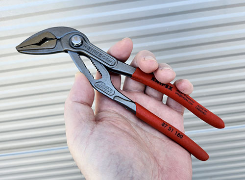 KNIPEXエクストラスリムコブラ180