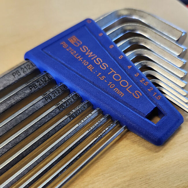 PB L型HEXレンチブルーホルダー