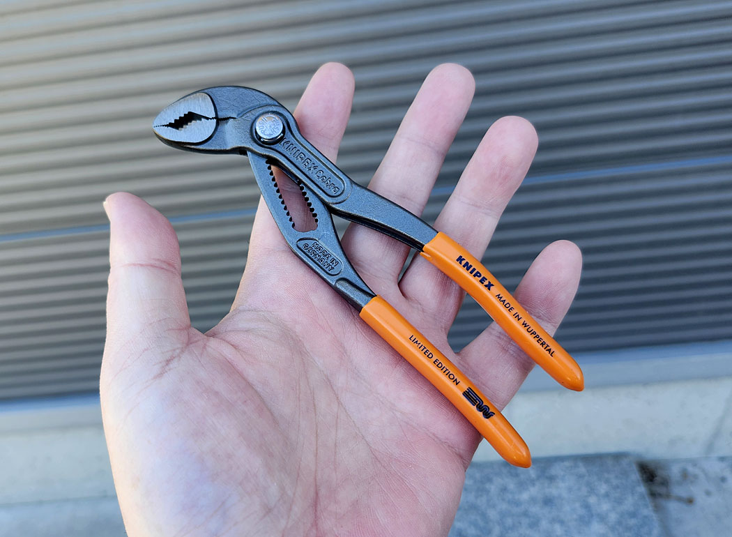 KNIPEXミニコブラオレンジ